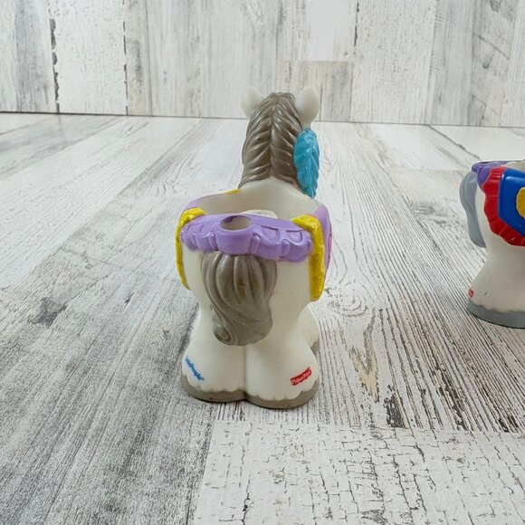 Fisher Price Little People Lot of 3 Royal Horses Prince Princess Castle Kingdom - Picture 5 of 16